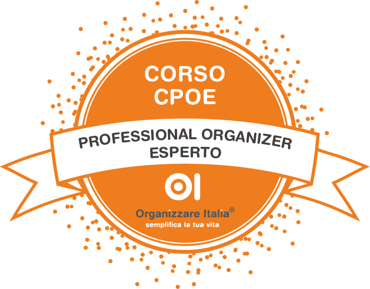 Badge Corso CPOE Professional Organizer Esperto, Organizzare Italia