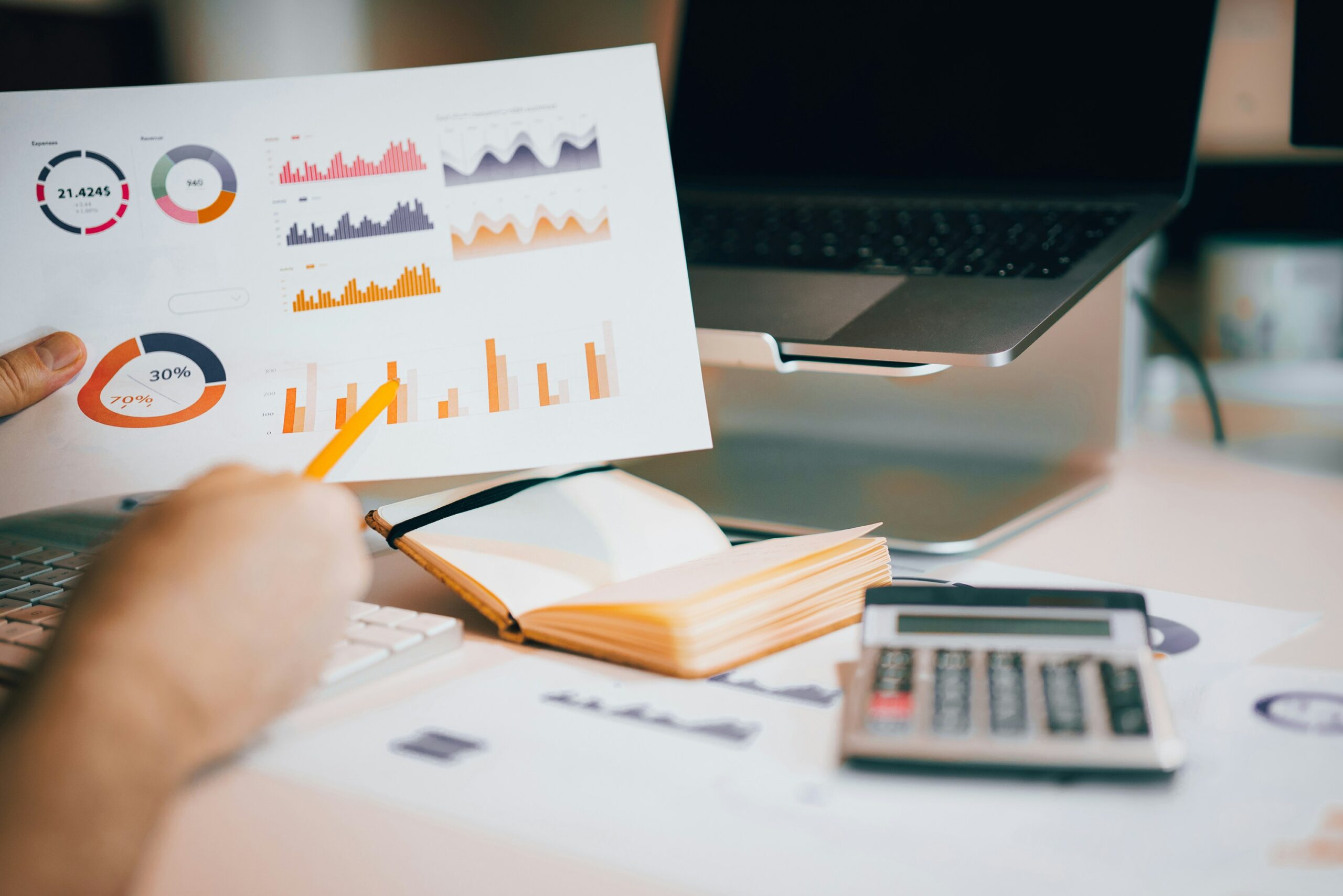 professional organizer che pianifica la sua attività nei primi anni